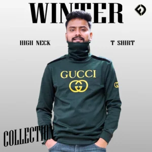 Full Sleeve High Neck T-Shirt for Men