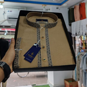 Alternative view of Men's Smart Look Simple Design Panjabi For Men