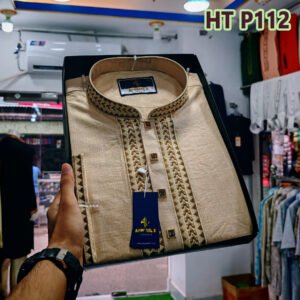 Men's Smart Look Simple Design Panjabi For Men