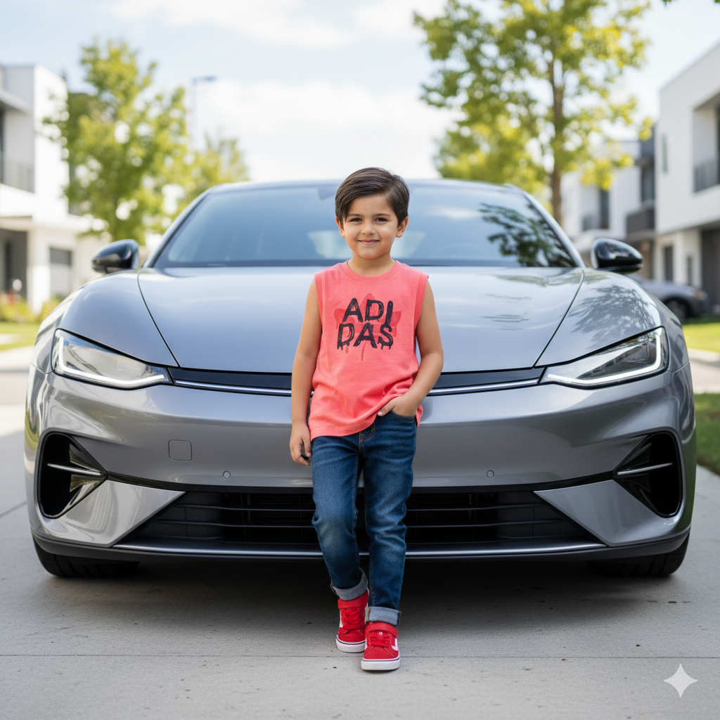 Boys Trendy Megi Sleeveless T-shirt