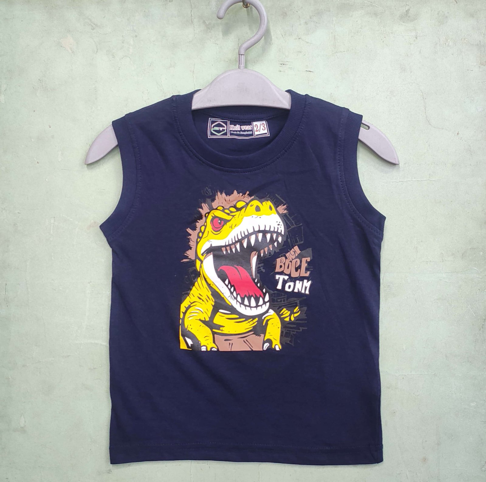 Boys Trendy Megi Sleeveless T-shirt - Image 2