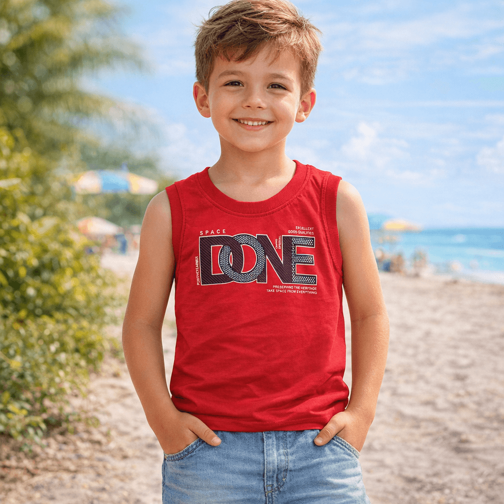 Boys Trendy Megi Sleeveless T-shirt