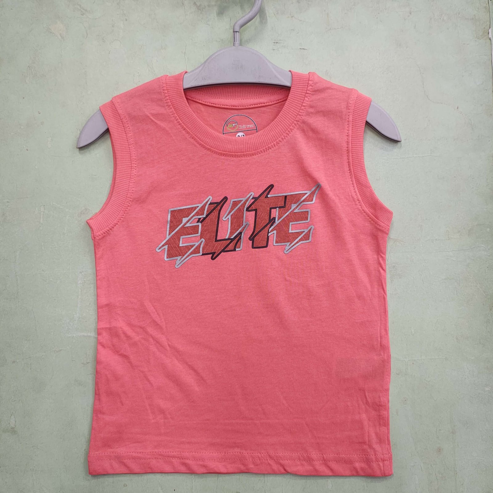 Boys Trendy Megi Sleeveless T-shirt - Image 2