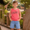 Boys Trendy Megi Sleeveless T-shirt