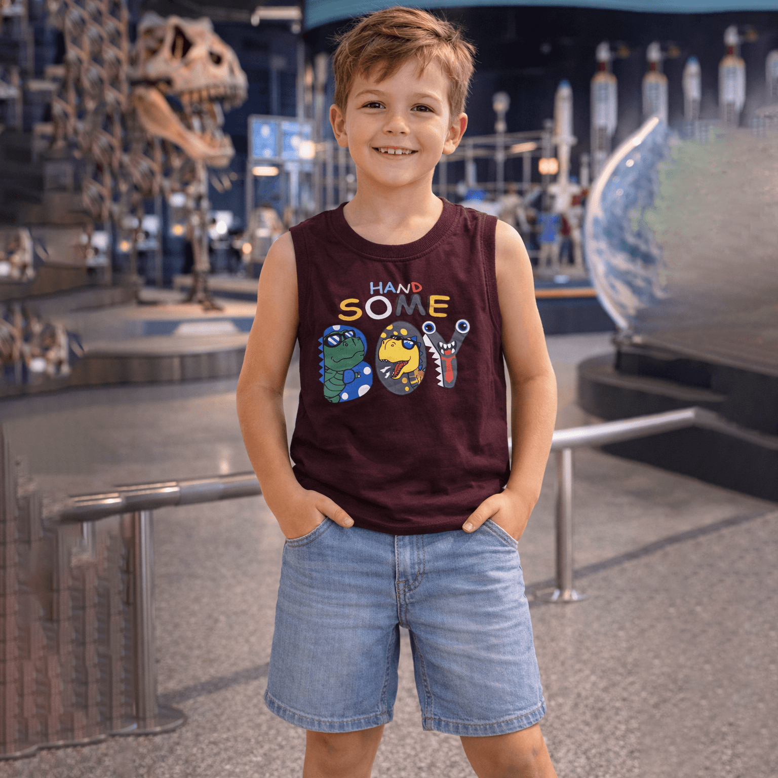 Boys Trendy Megi Sleeveless T-shirt