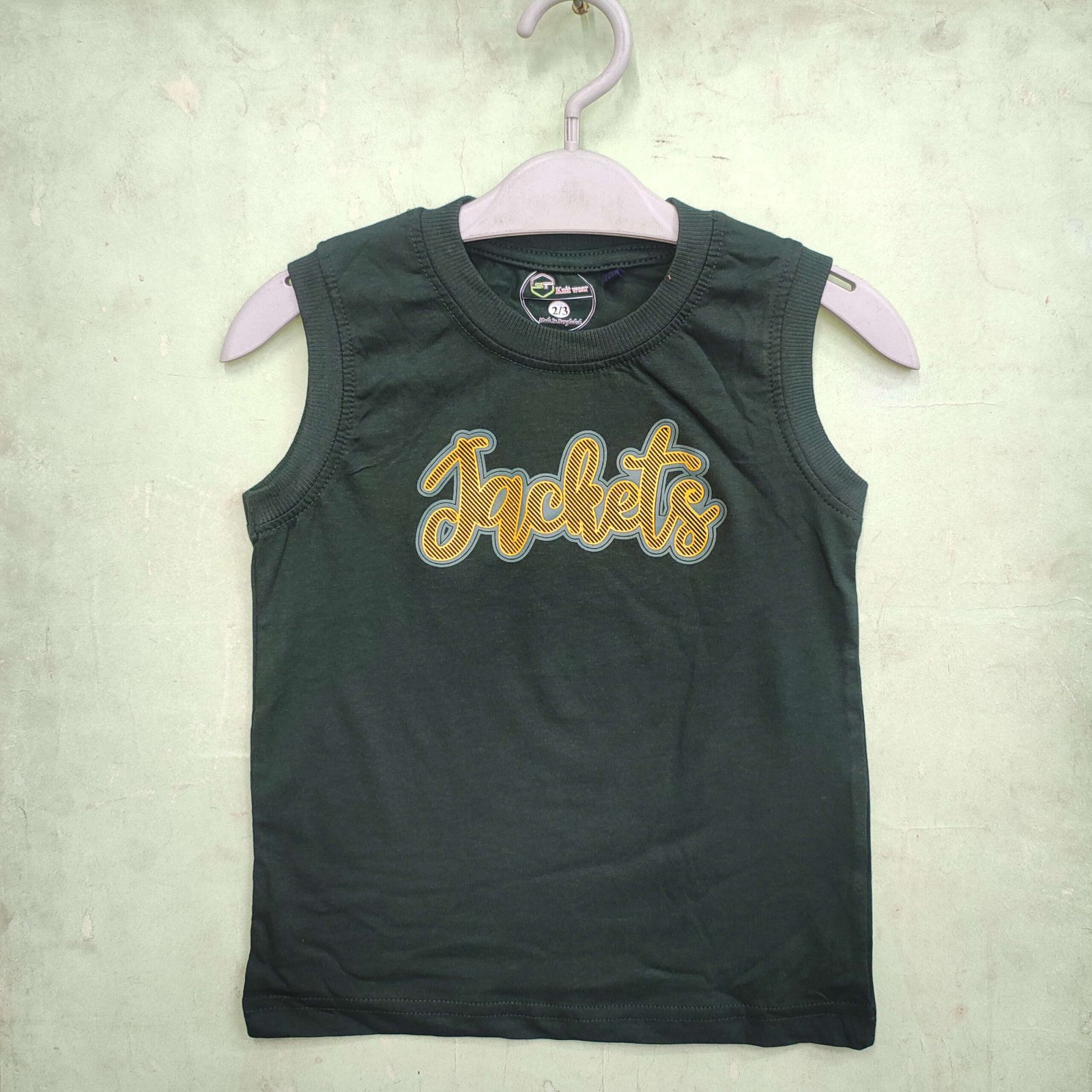 Boys Trendy Megi Sleeveless T-shirt - Image 2