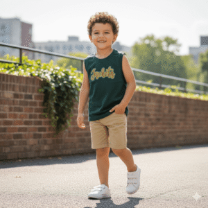 Boys Trendy Megi Sleeveless T-shirt