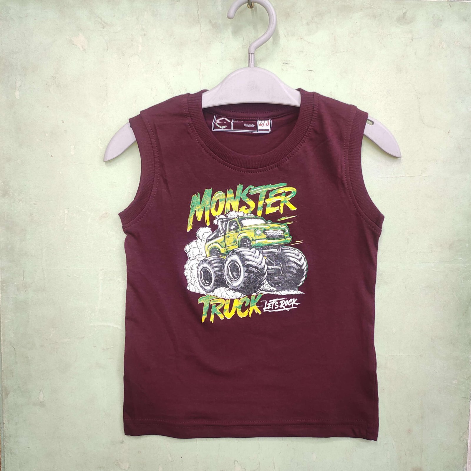 Boys Trendy Megi Sleeveless T-shirt - Image 2