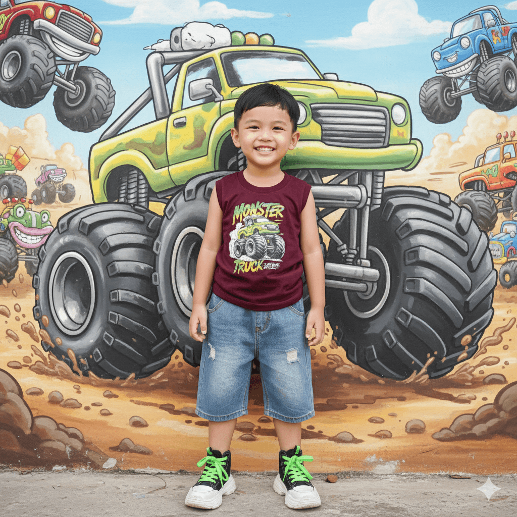 Boys Trendy Megi Sleeveless T-shirt