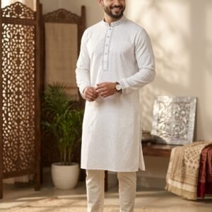 Men's Pure Cotton Panjabi